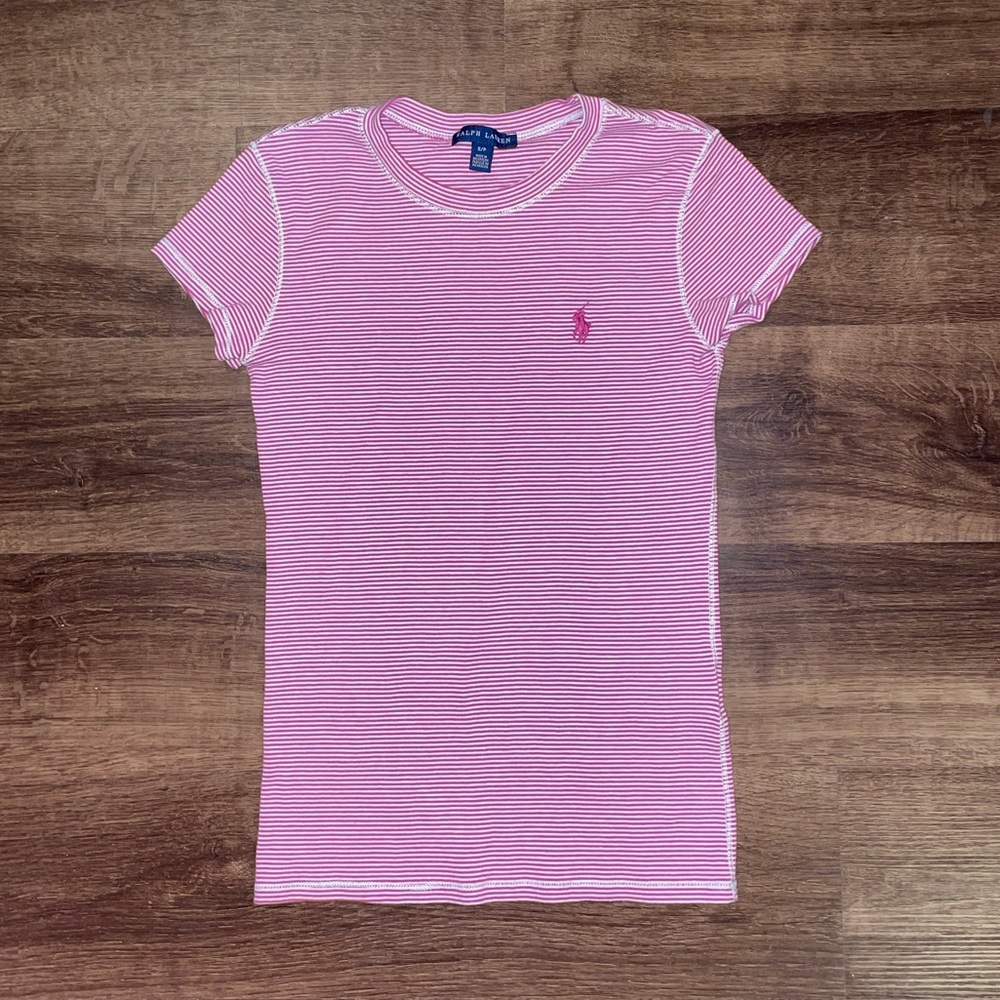 Ralph Lauren fitted stripped t-shirt
